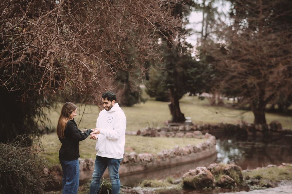 Propuesta de matrimonio Parque del Oeste Madrid