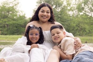 Mommy and me session. Us moms love to snuggle our kiddos.