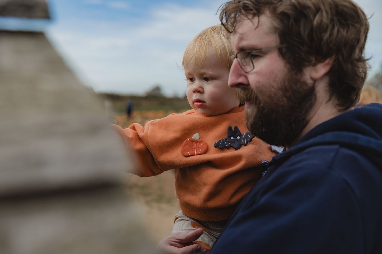 A quiet moment shared during an autumn day at the pumpkin patch.  Photographer. Hull. East Yorkshire. Photography
