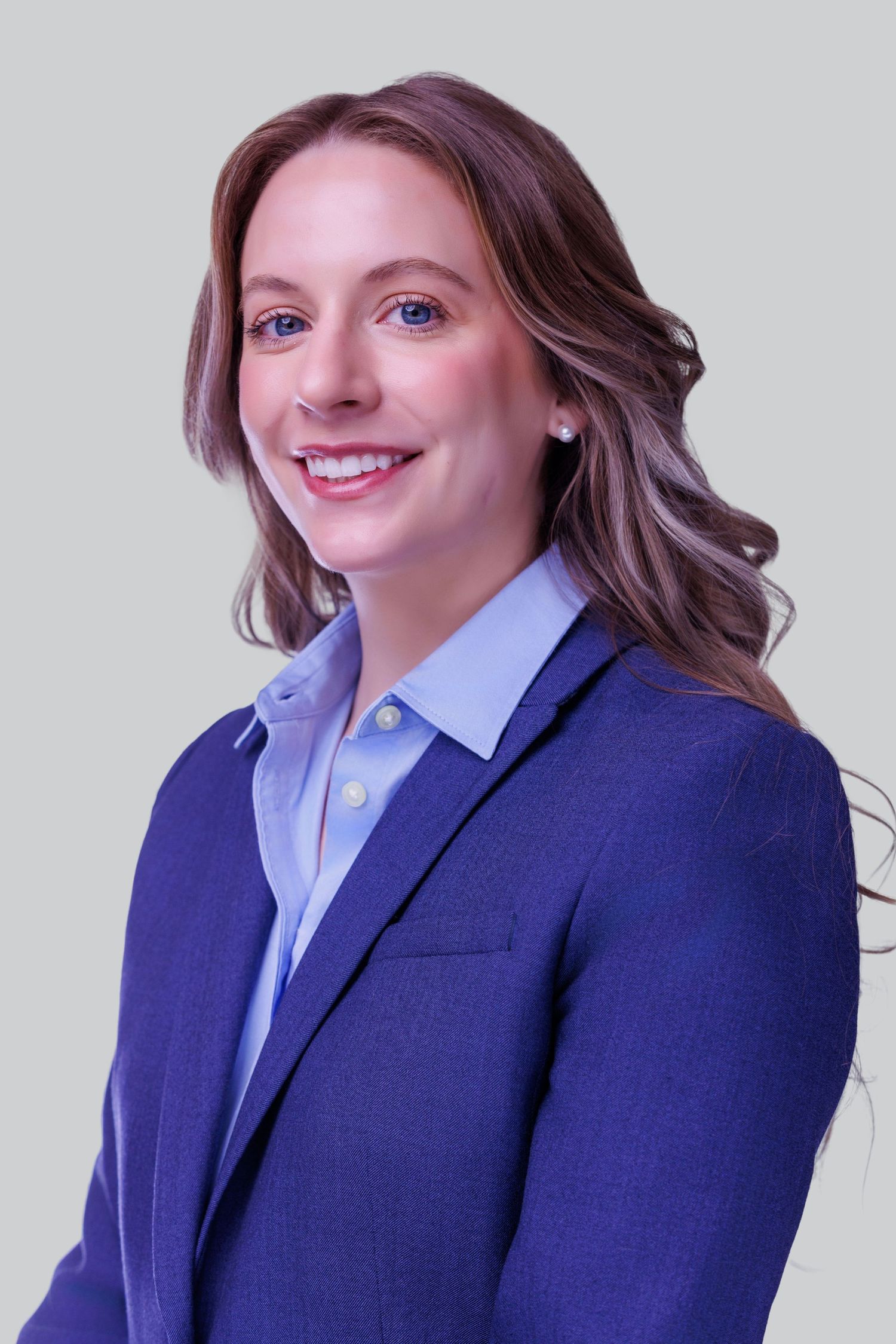 Professional headshot of a confident businesswoman in Alpharetta, GA studio