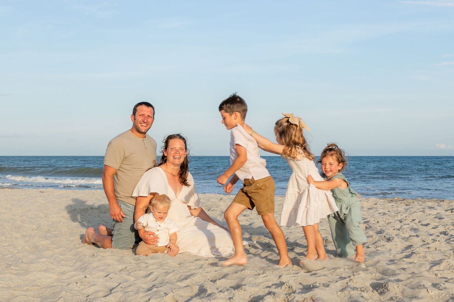 Emerald Isle beach family photographer Samantha Ann Photo studio located in Swansboro near hubert, jacksonville, and Indian beach nc.