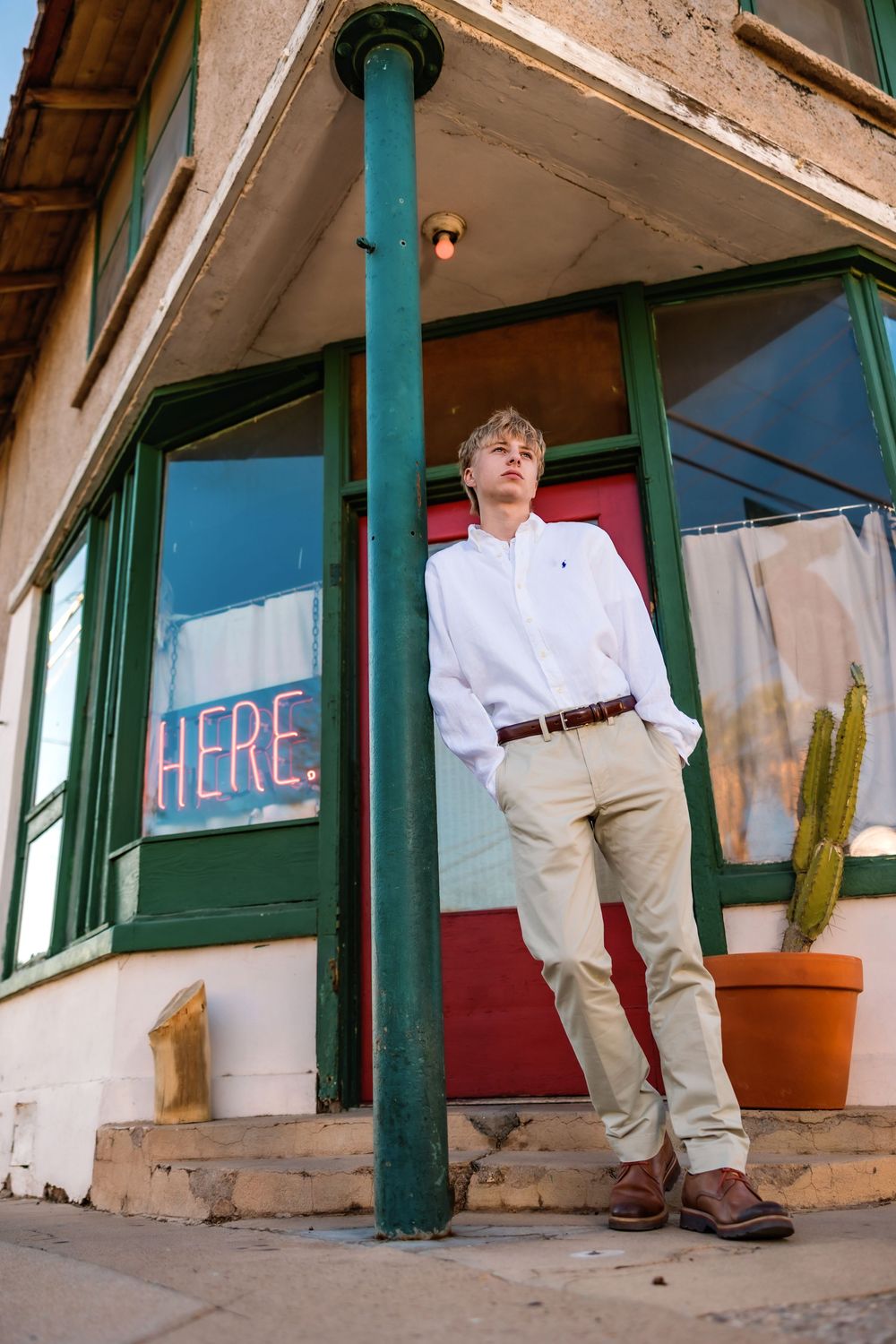 Tucson senior pictures for guys – urban downtown location