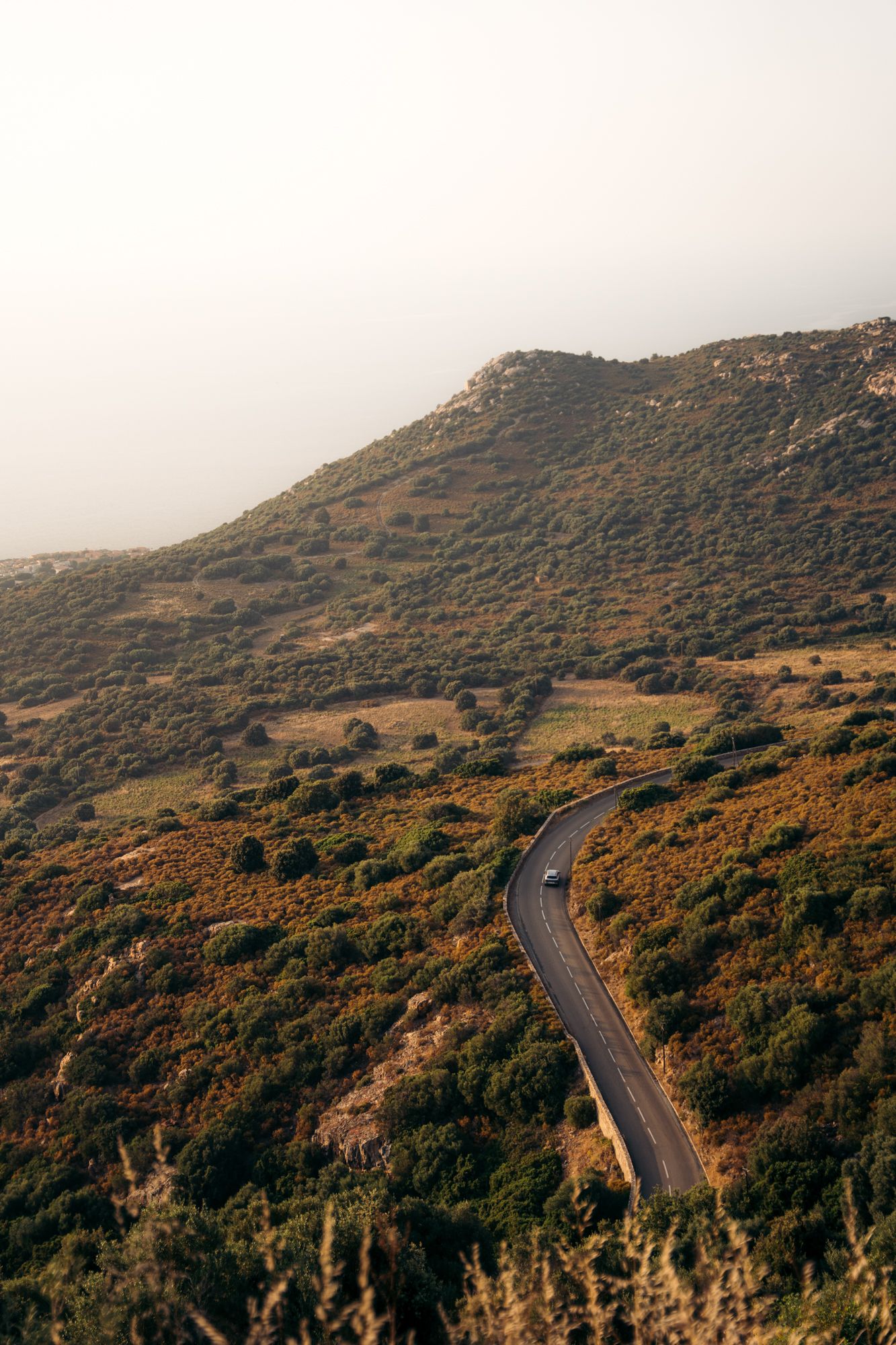 route lumio en balagne