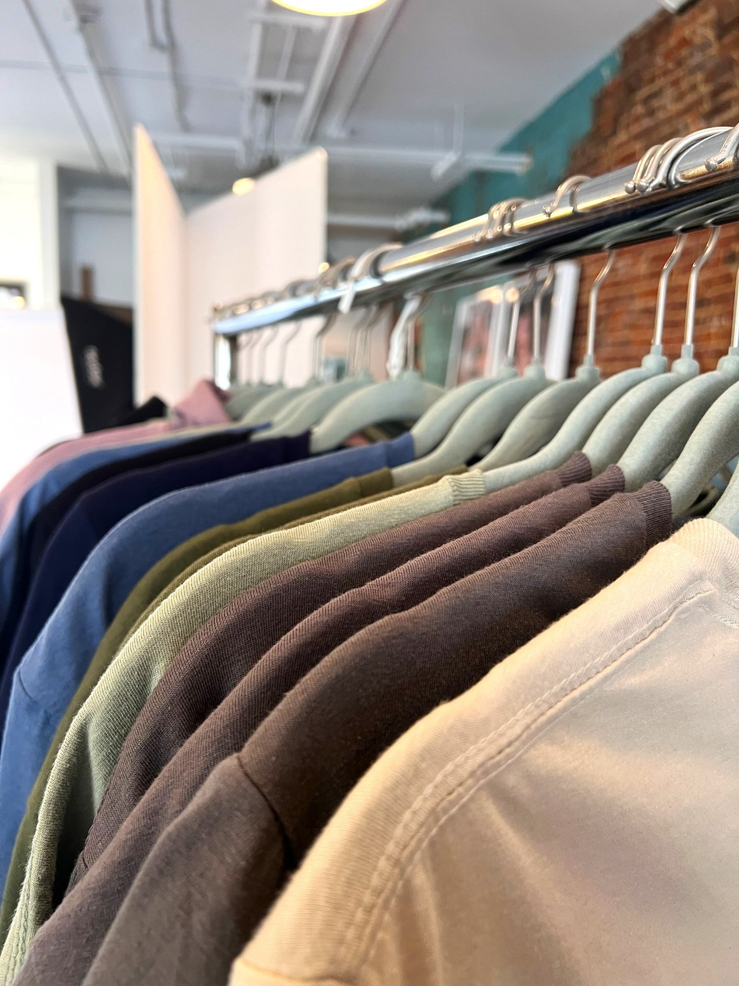 Prepping garments for photoshoot