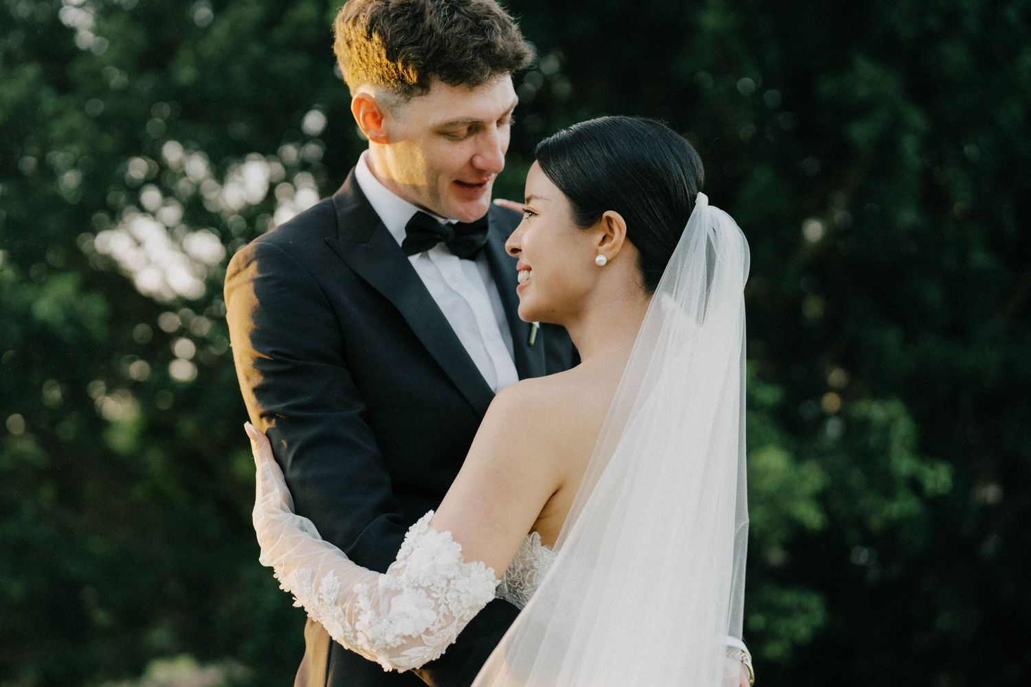 Gold Coast wedding photographer capturing portrait in The Valley Estate Gold coast