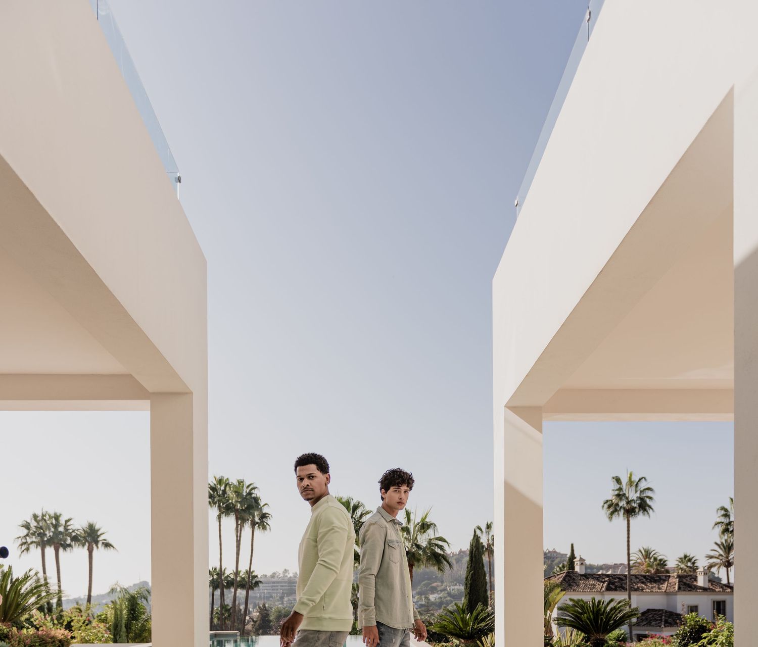 Ballin Amsterdam and Pure Path fashion shoot captured in the Costa del Sol, Marbella, Nerja, and Málaga by Roberto Centurión.