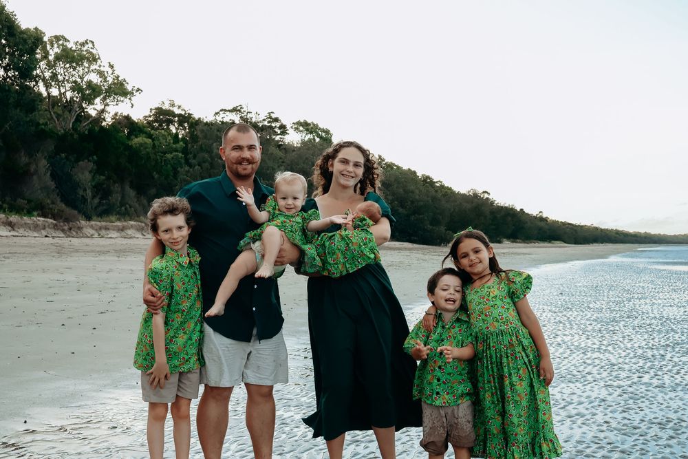 Natural family photography documenting everyday love in a beautiful Fraser Coast setting