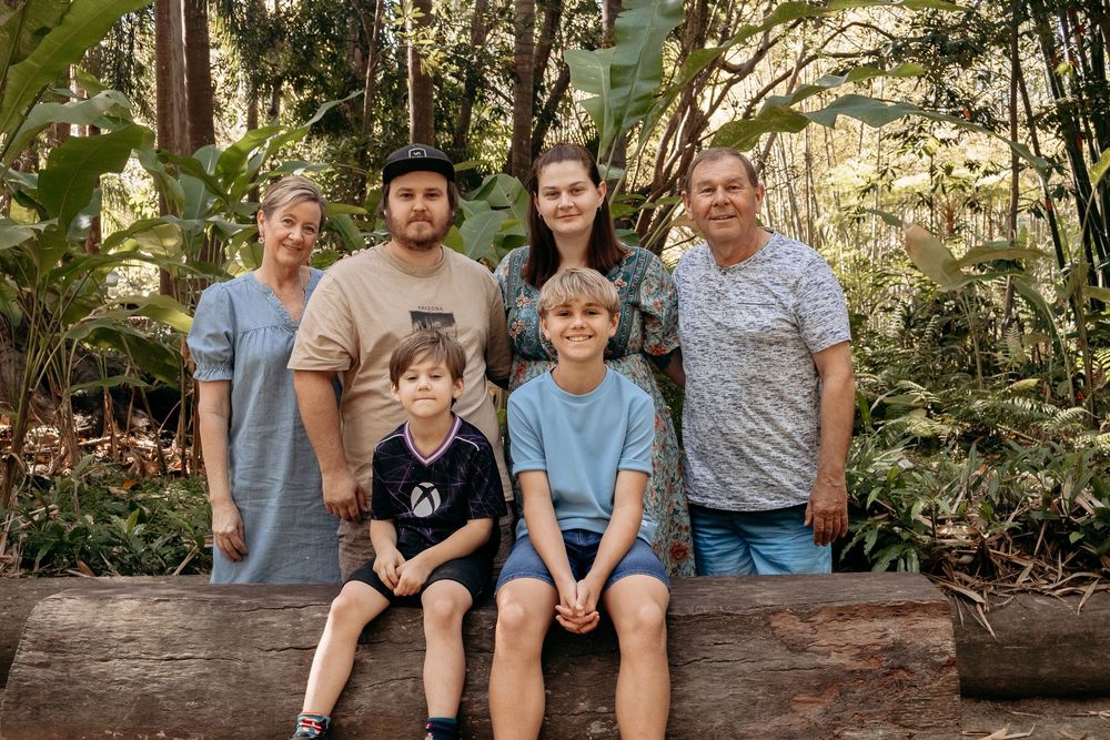Natural family photography documenting everyday love in a beautiful Fraser Coast setting