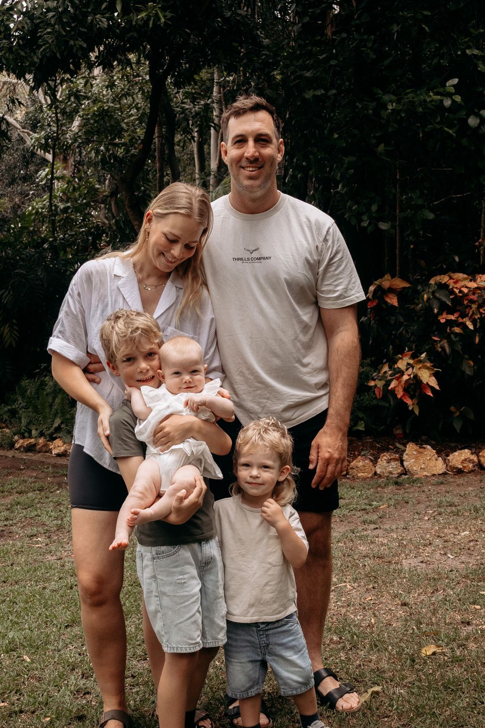 Natural family photography documenting everyday love in a beautiful Fraser Coast setting