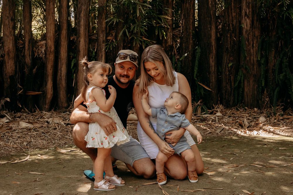 Natural family photography documenting everyday love in a beautiful Fraser Coast setting