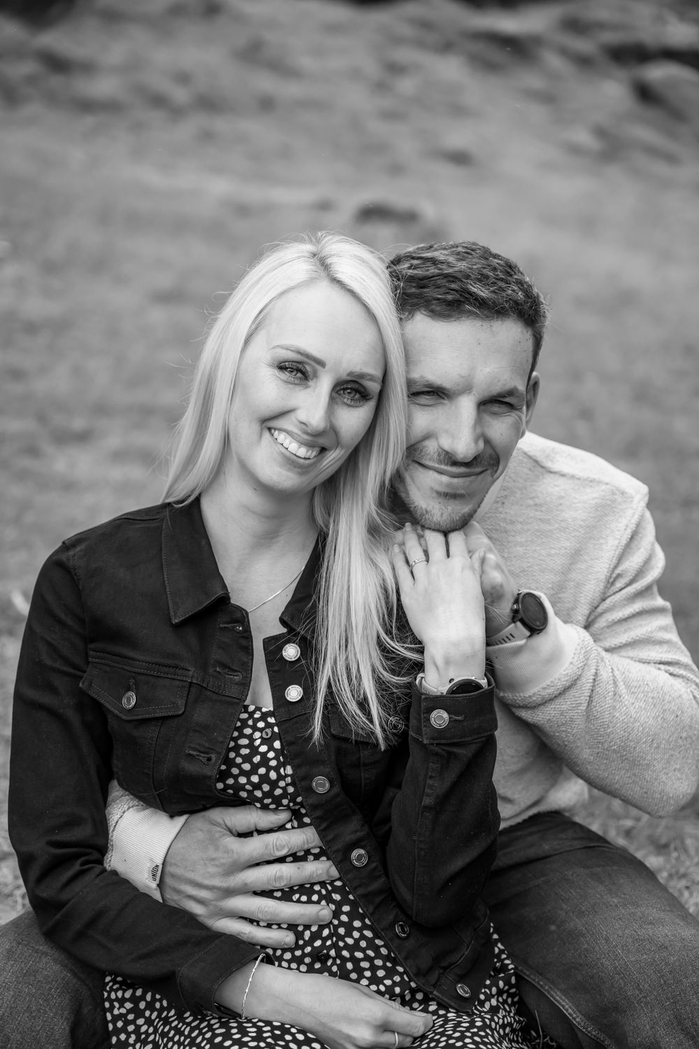 Padley Gorge wedding photographer Curbar Edge