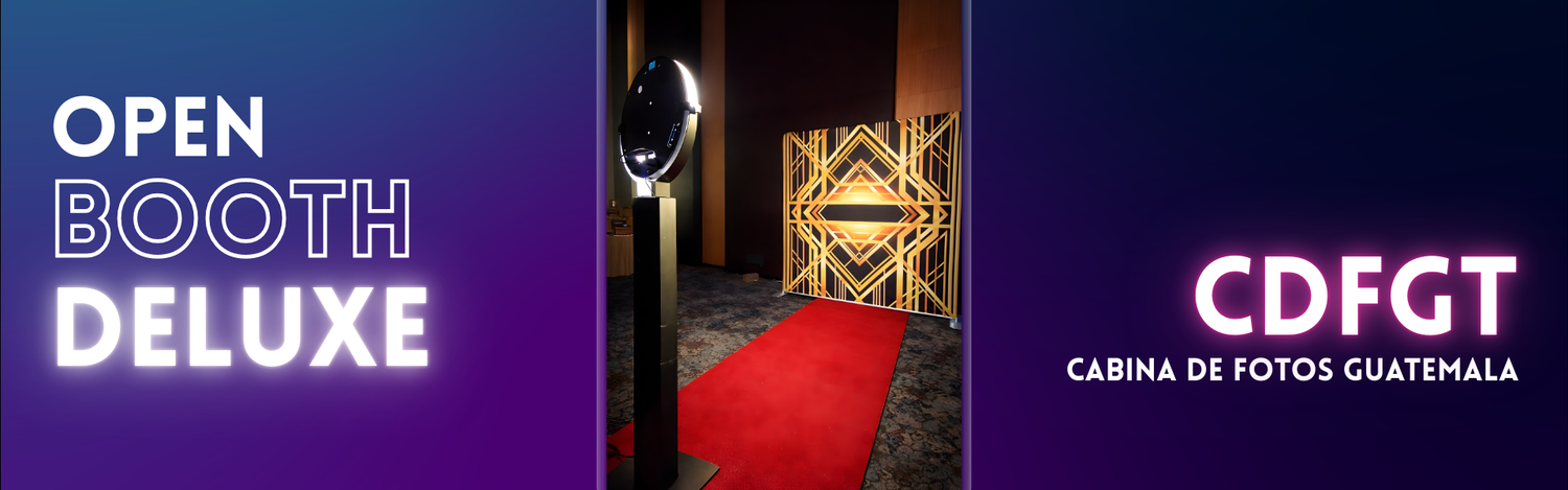 Cabina para fotos en eventos con excelente calidad de imagen