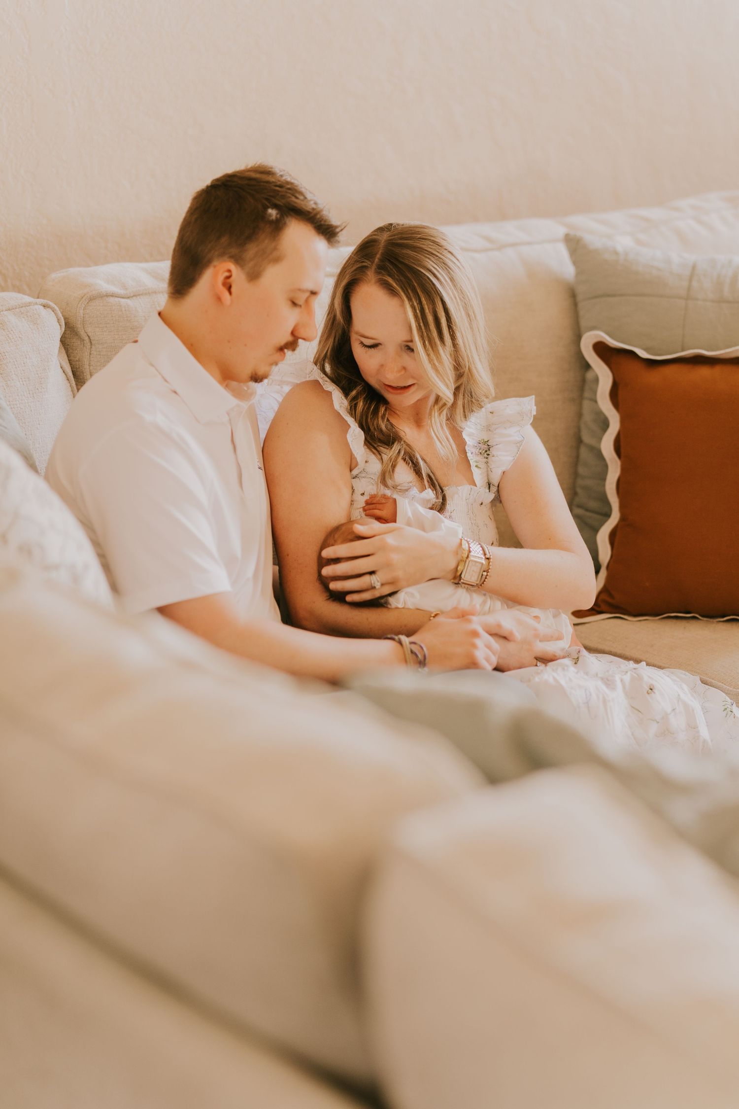 Newborn family session in el paso texas