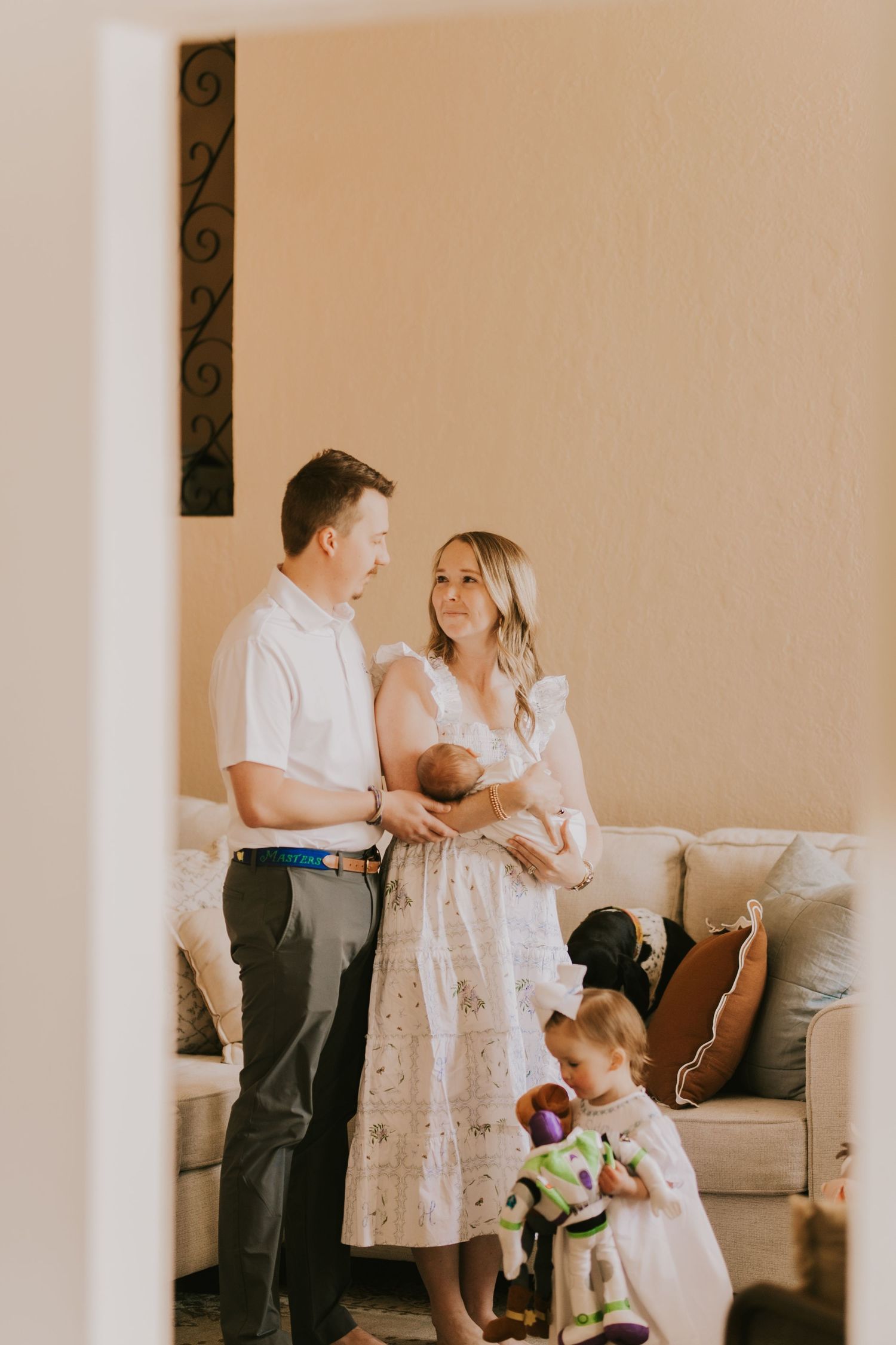 Newborn family session in el paso texas
