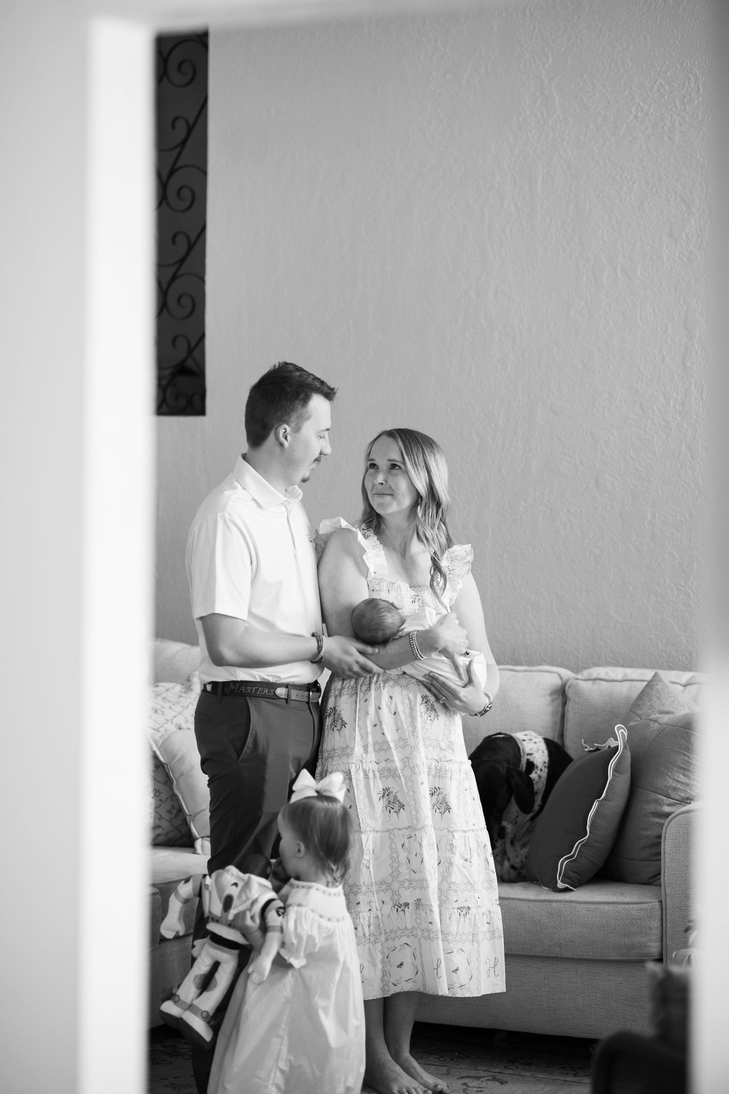 Newborn family session in el paso texas