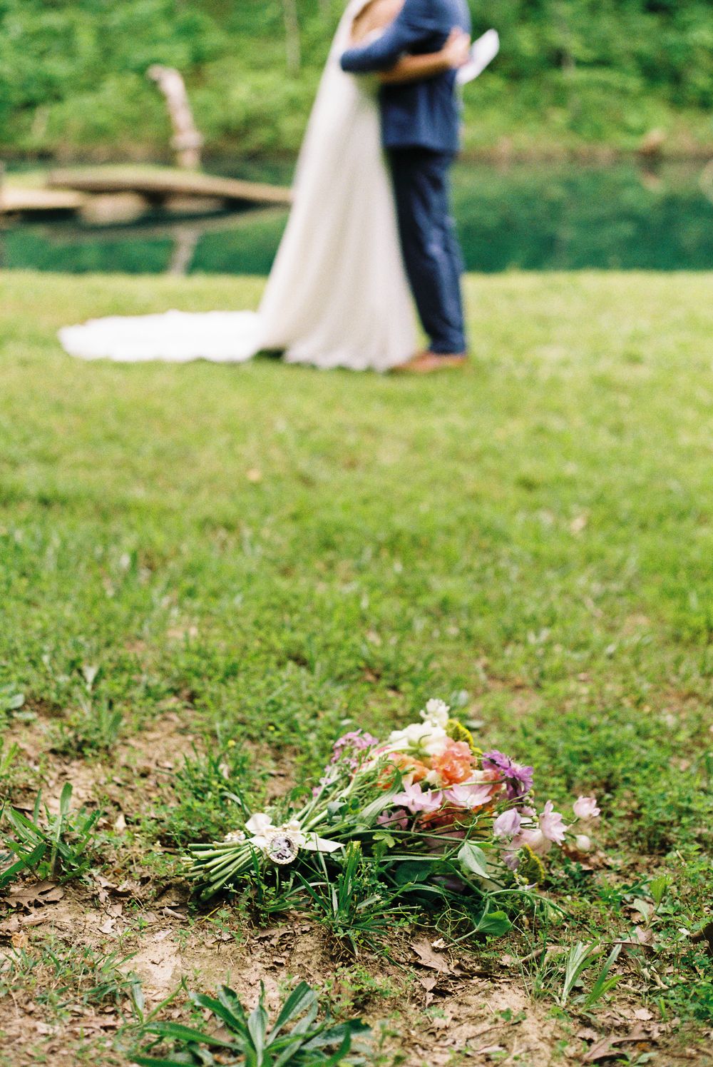 renaissance wine garden wedding on film