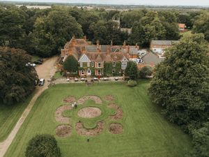 Aerial drone footage of Healing Manor - image captured by Grimsby photographers.