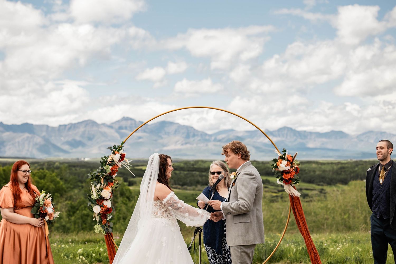 Ceremony at Payne Lake Lodge