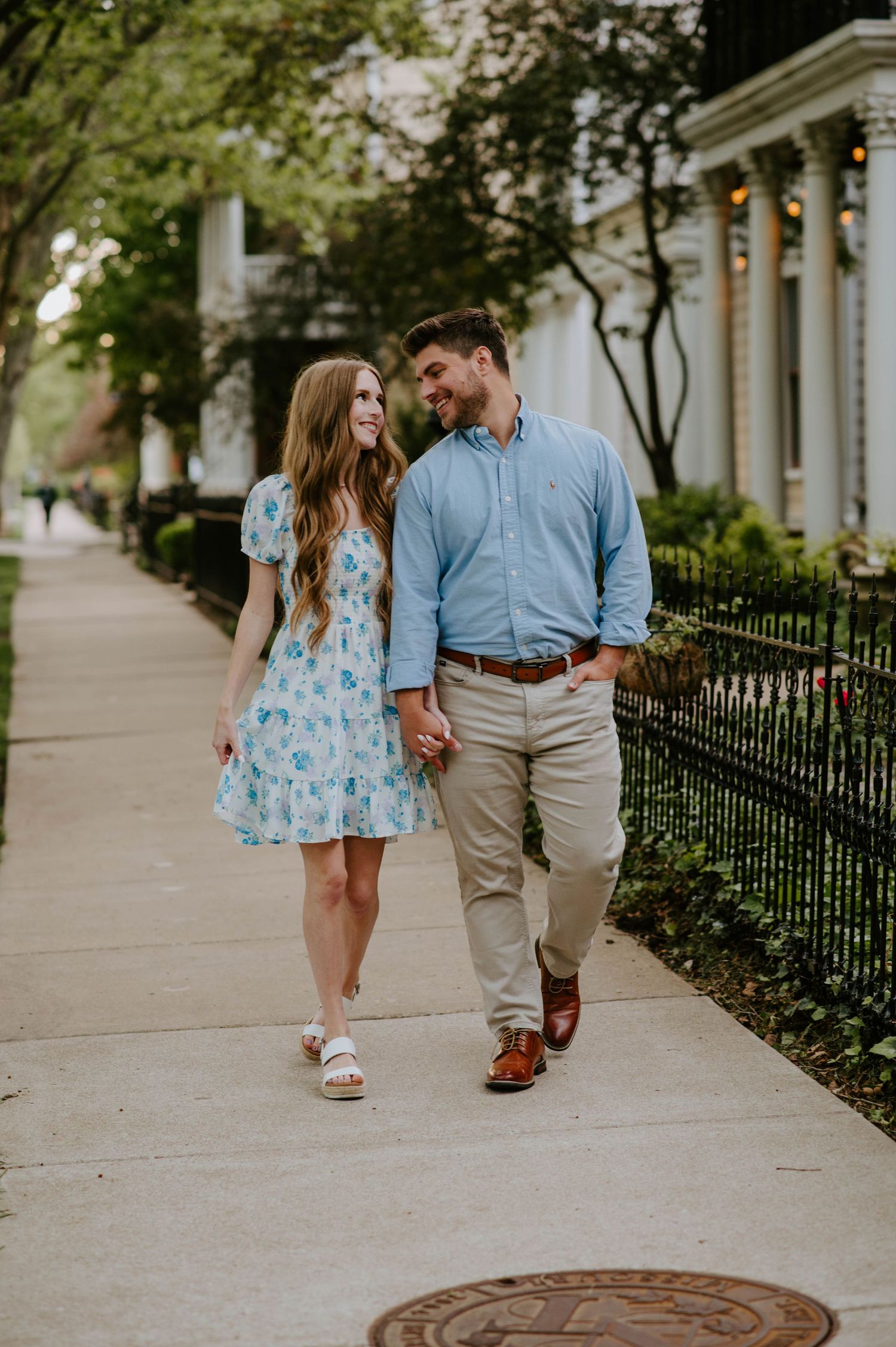 New Town St Charles Engagement Session