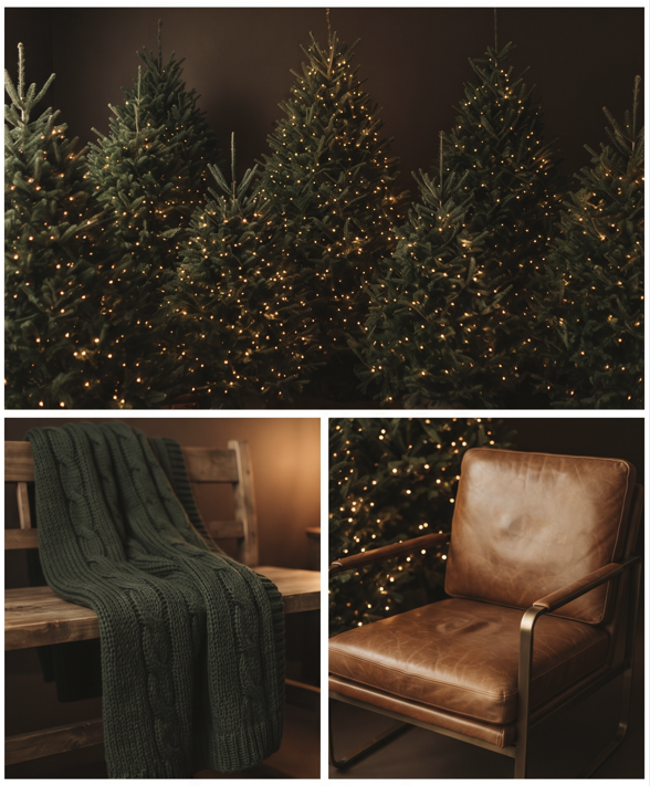 Mood Board for the Family Christmas Mini Photo Shoot Package at the Lullaby Images studio in Hong Kong