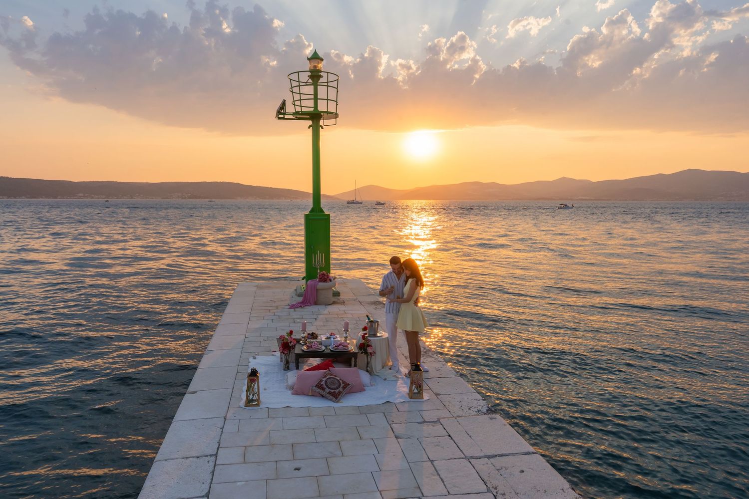 Sunset boat trip with picnic at sunset view point Split, Split Photo Agency