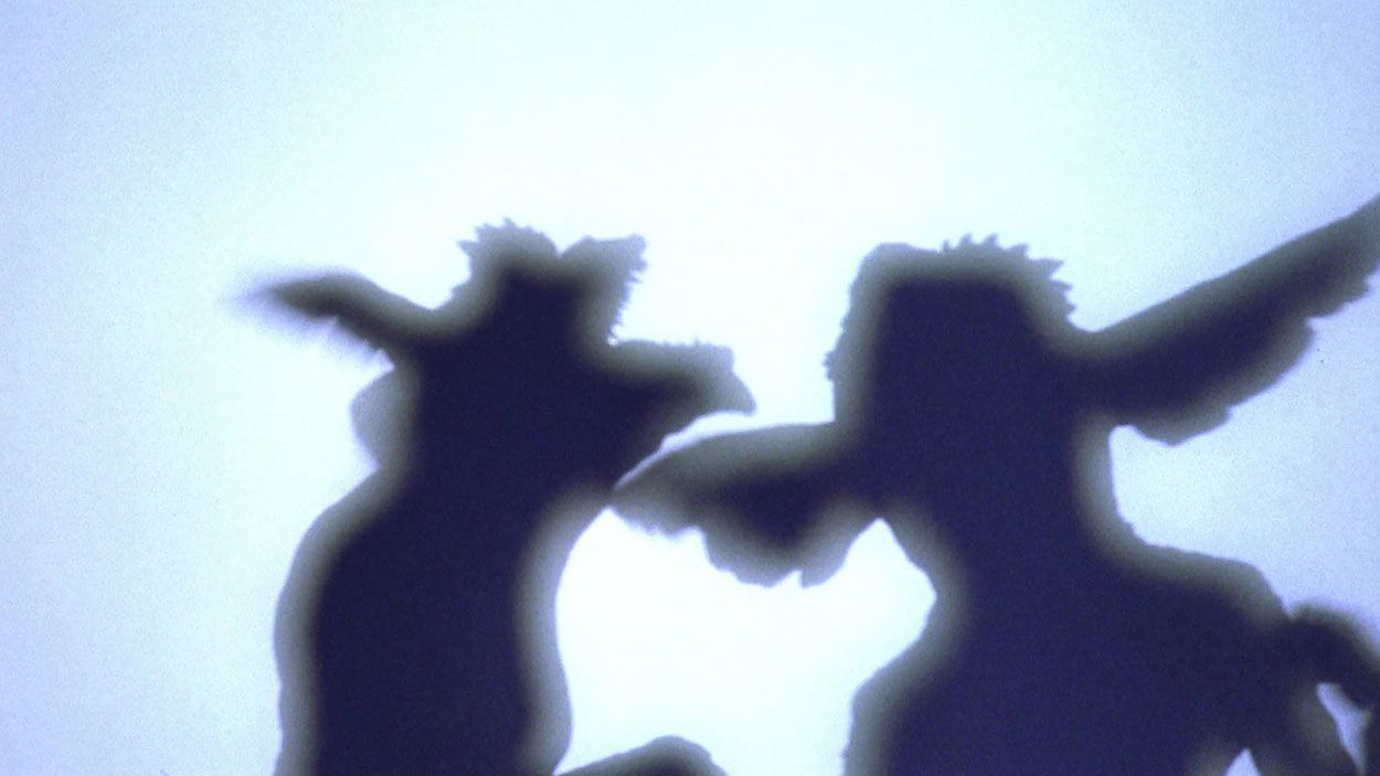 Gremlins 2 film break - Gremlin shadow puppet