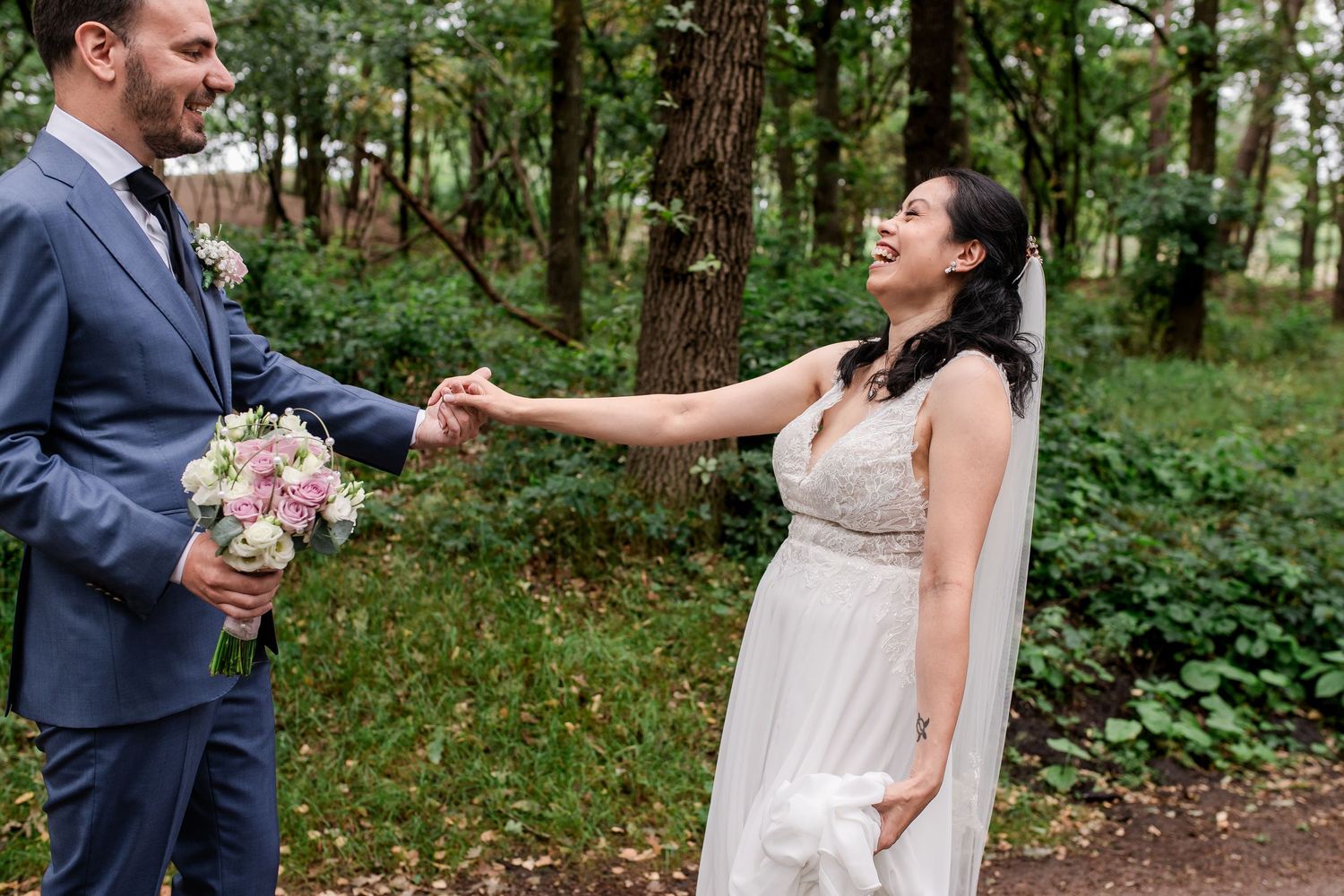 Christelijke bruidsfotograaf in de buurt van Huizen