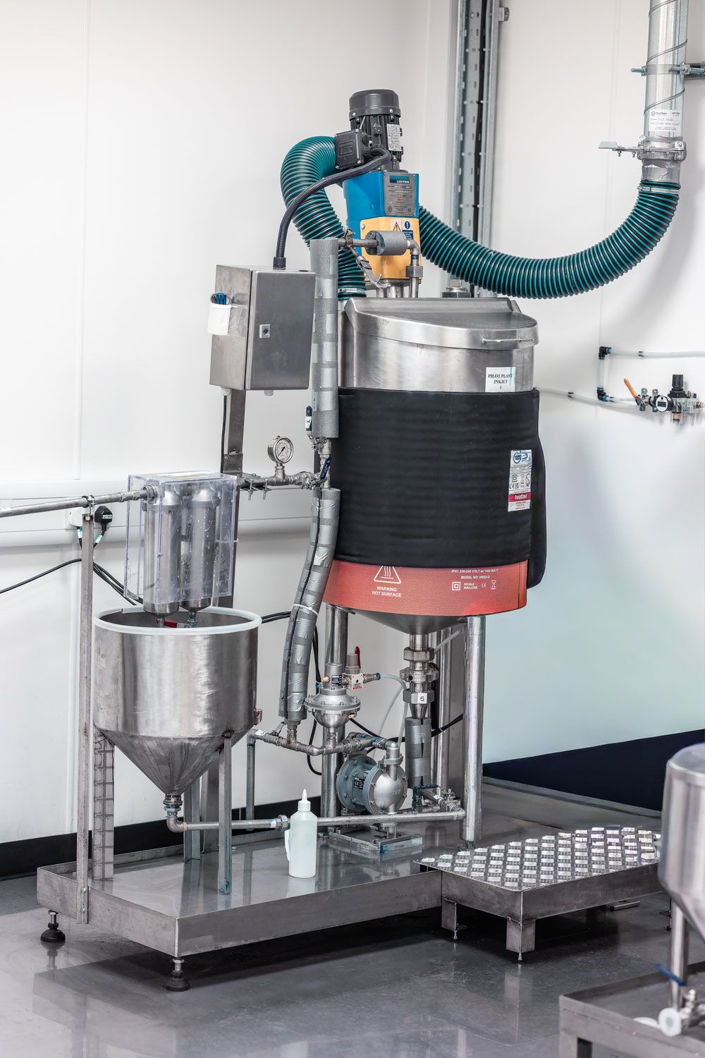 Photography of scientific paint mixing and fluid testing-03
