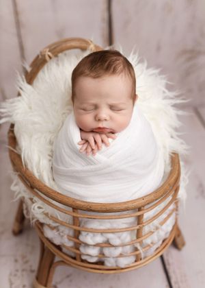 Newborn baby photographer east cork photography in bed