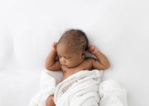 Newborn baby photographer east cork photography simple baby on blanket