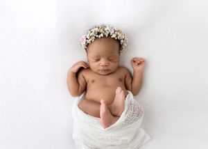 Newborn baby photographer east cork photography simple baby on blanket