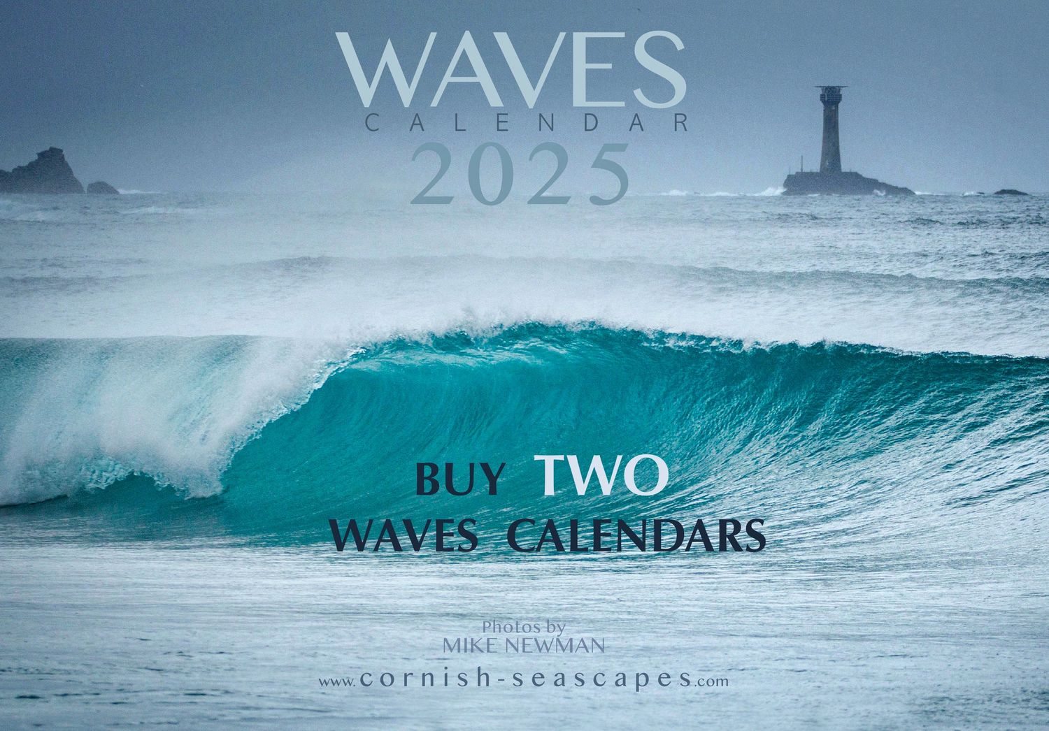 Cornwall gift buy 2025 seascape calendar
