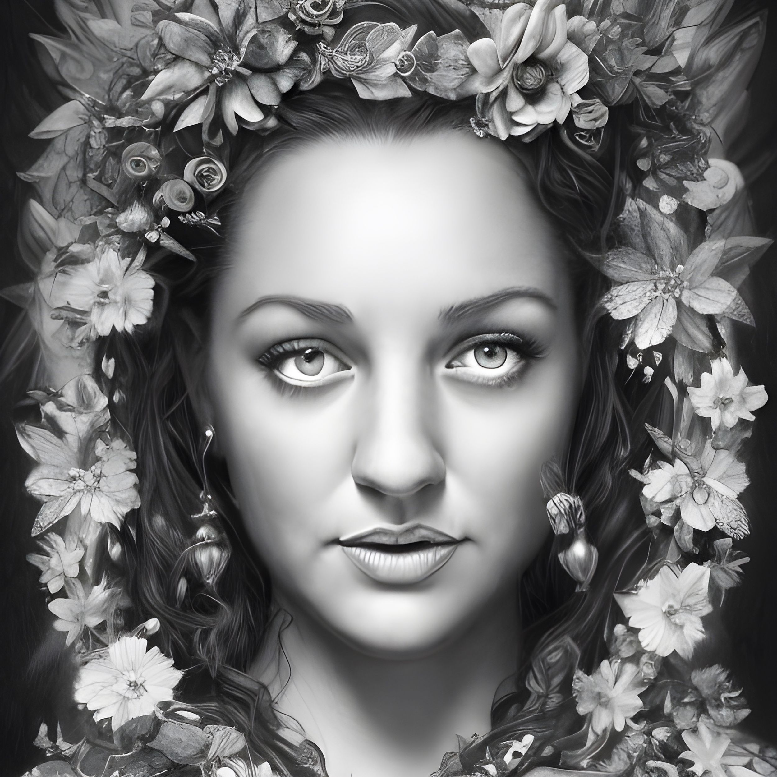 An AI rendering of Stimulate Photography's Rebecca Knoblauch.