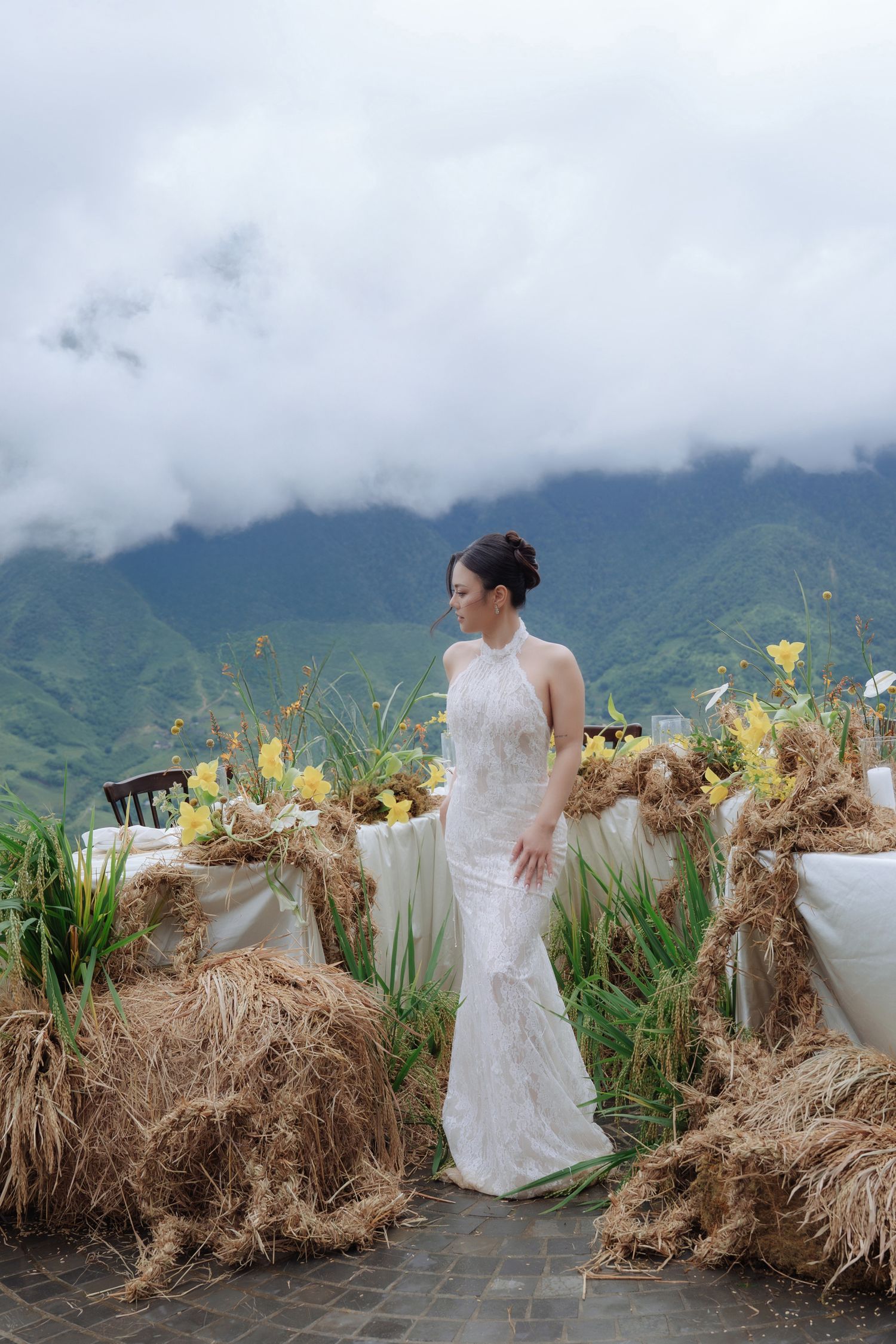 Elopement wedding couple in Sapa Vietnam