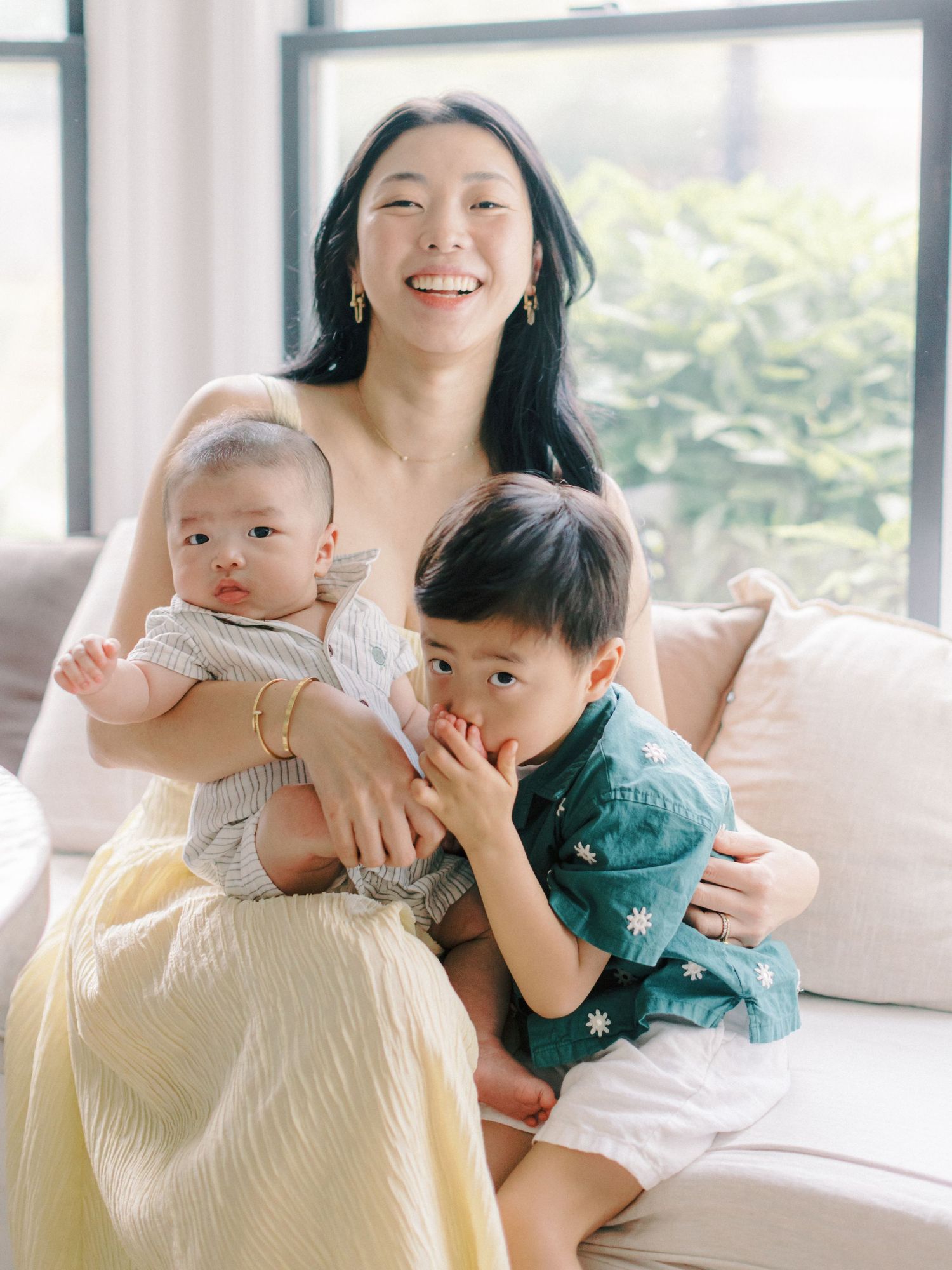 Jeanie Jang Photo New Jersey Photographer Family Session at Home
