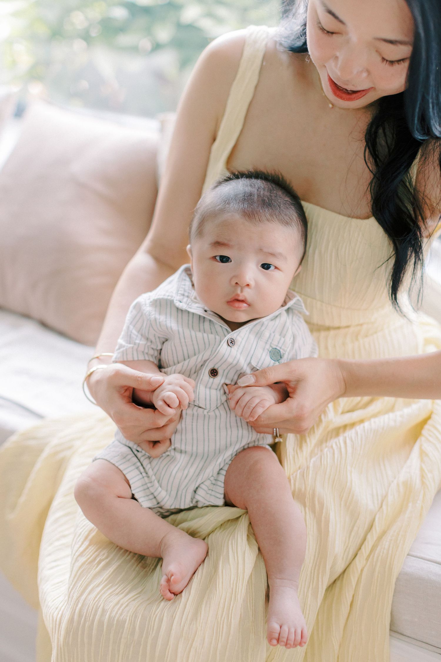 Jeanie Jang Photo New Jersey Photographer Family Session at Home