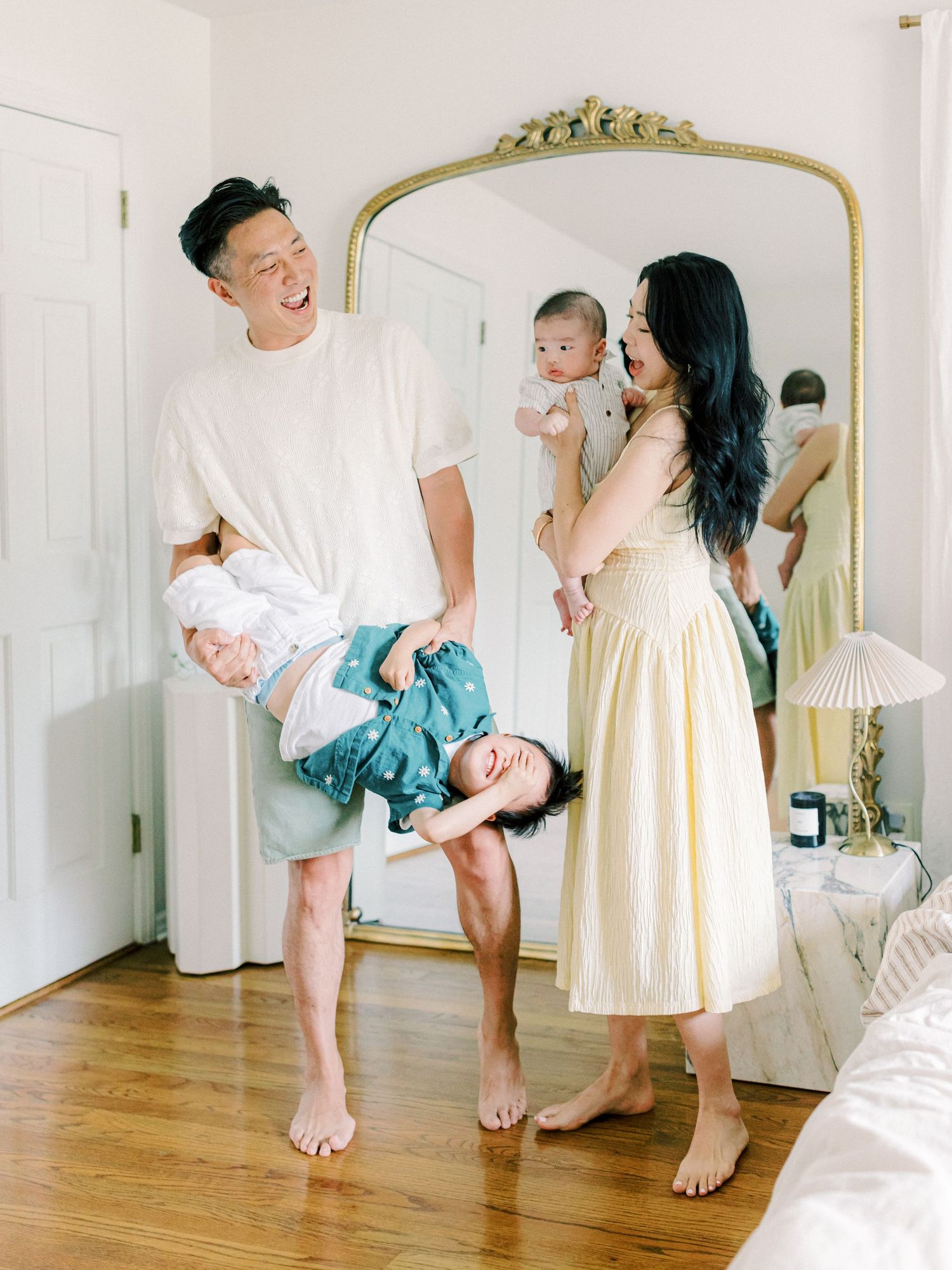 Jeanie Jang Photo New Jersey Photographer Family Session at Home