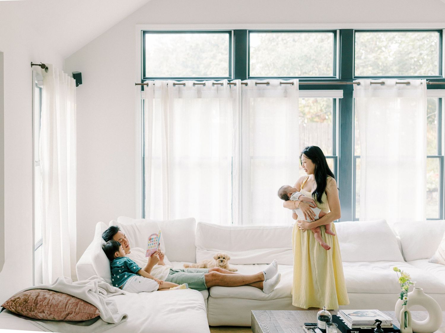 Jeanie Jang Photo New Jersey Photographer Family Session at Home