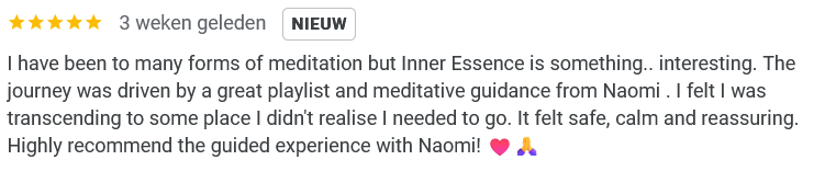Review op InnerEssence journey door Klikchick