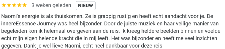 Review op InnerEssence journey door Klikchick