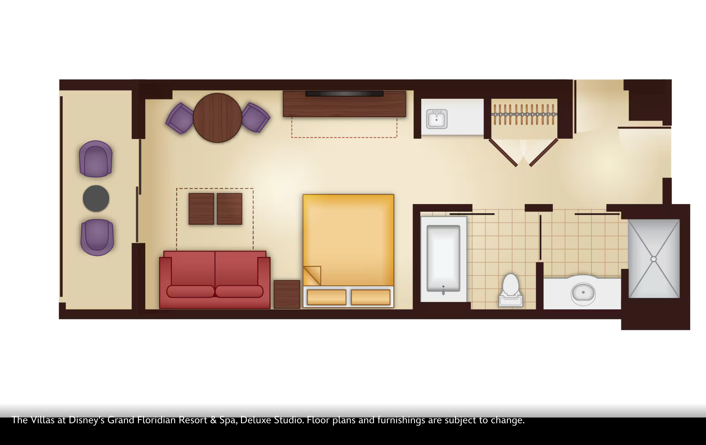 Detailed floor plan design showing multiple hotel room configurations with furniture placement.