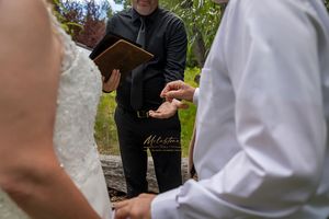 Elopement on the greenbelt Eagle Idaho by Milestones Studios LLC