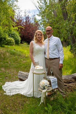 Elopement on the greenbelt Eagle Idaho by Milestones Studios LLC
