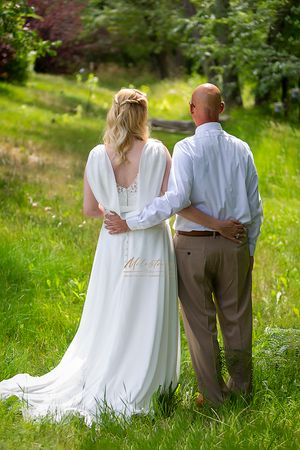 Elopement on the greenbelt Eagle Idaho by Milestones Studios LLC