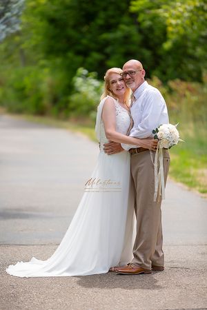 Elopement on the greenbelt Eagle Idaho by Milestones Studios LLC