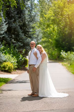 Elopement on the greenbelt Eagle Idaho by Milestones Studios LLC
