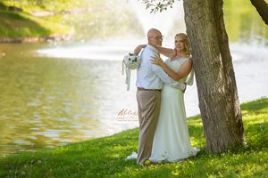 Elopement on the greenbelt Eagle Idaho by Milestones Studios LLC