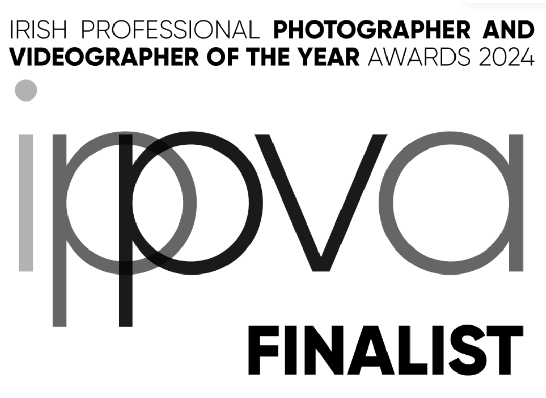 Black and white logo design for IPPVA Photographer and Videographer Awards 2024.