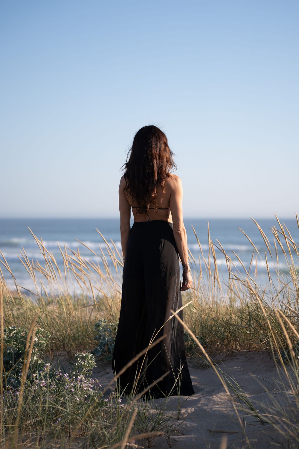Beautiful woman on the beach