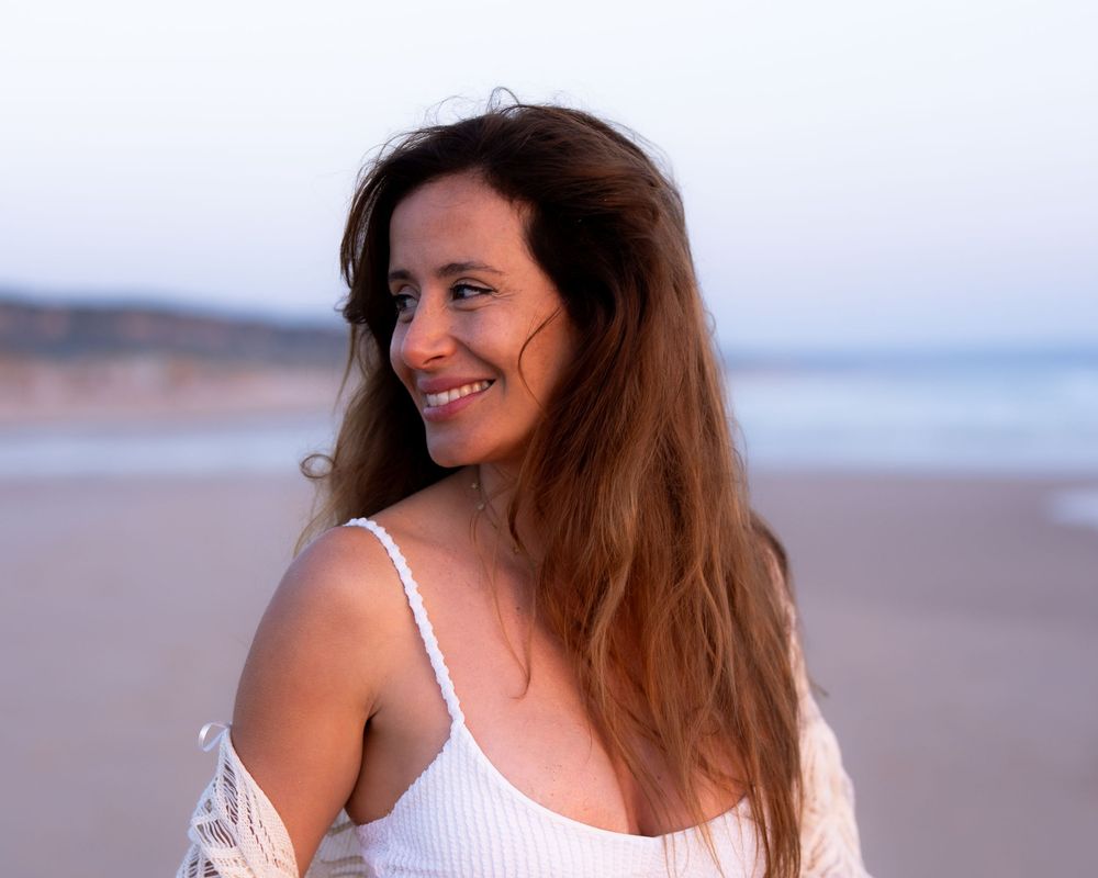 Beautiful woman on the beach